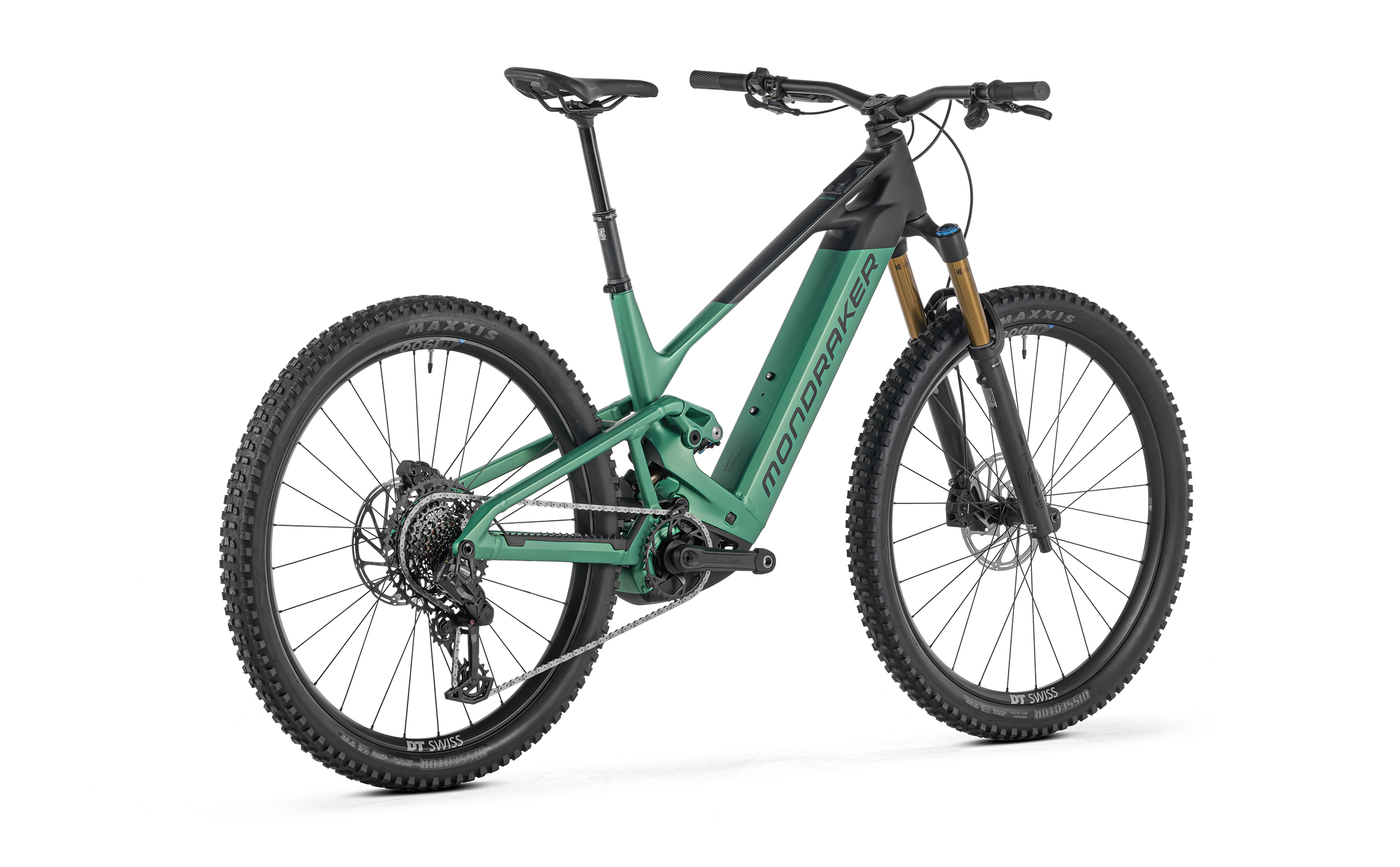 Trailové celoodpružené e-MTB elektrokolo MONDRAKER Scree RR Mintcore s motorem Bosch CX